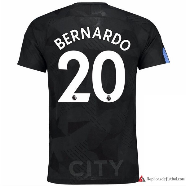 Camiseta Manchester City Tercera equipación Bernardo 2017-2018